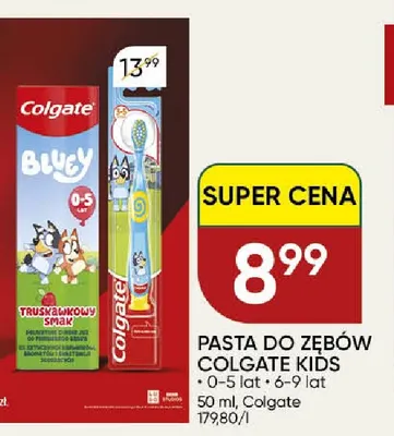 Pasta do zębów Colgate Kids 0-5 lat promocja w Chata Polska