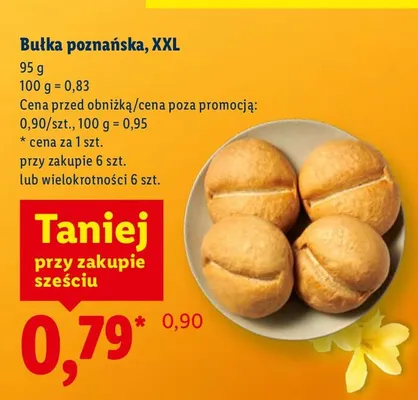 Bułka poznańska, XXL promocja w Lidl