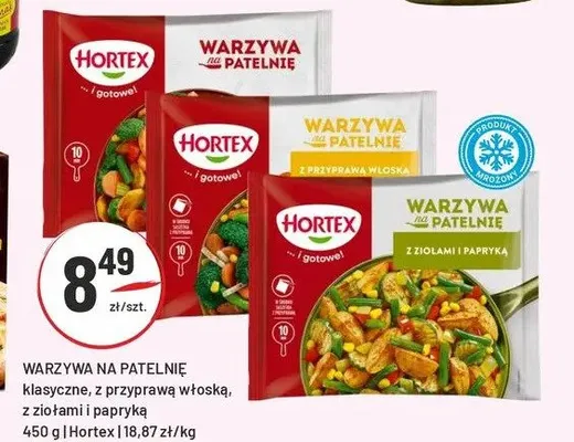Warzywa na patelnię z ziołami i papryką Hortex promocja w Sedal