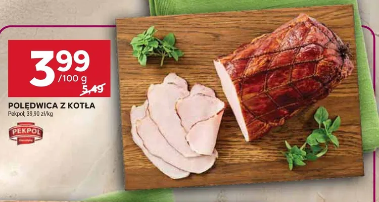 Polędwica z kotła Pekpol promocja w Stokrotka