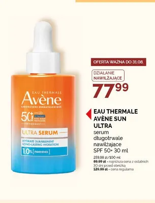 Serum do twarzy Eau Thermale Avène Sun Ultra SPF 50+ promocja w Ziko Dermo