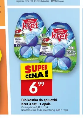 Bio kostka do spłuczki Kret promocja w Twój Market