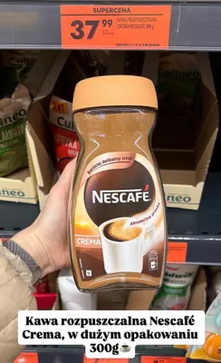 Kawa rozpuszczalna Crema promocja w Biedronka