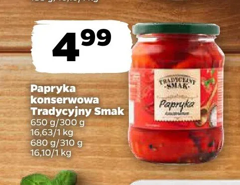 Papryka konserwowa Tradycyjny Smak promocja w Netto