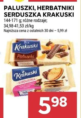 Paluszki, herbatniki promocja w Stokrotka