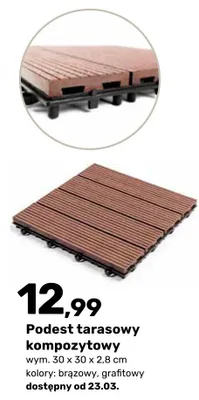 Podest tarasowy kompozytowy promocja w Bricomarche