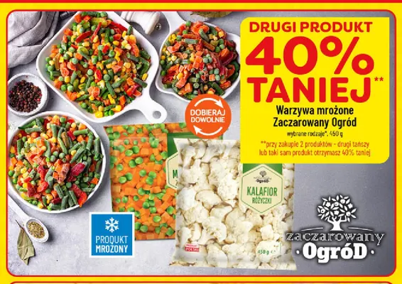 Warzywa mrożone Zaczarowany Ogród promocja w POLOmarket