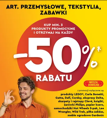 Artykuły przemysłowe, tekstylia, zabawki promocja w Biedronka