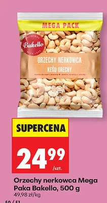 Orzechy nerkowca Mega Pack promocja w Biedronka