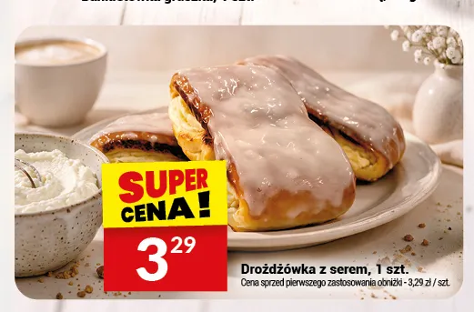 Drożdżówka z serem Białecki promocja w Twój Market