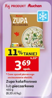 Zupa pieczarkowa Auchan promocja w Auchan