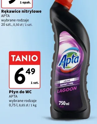 Rękawice nitrylowe APTA wybrane rodzaje promocja w Intermarche