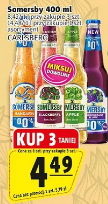 Piwo Somersby 400ml promocja w Prim Market