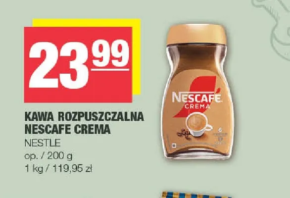 Kawa rozpuszczalna Nescafé Crema promocja w SPAR