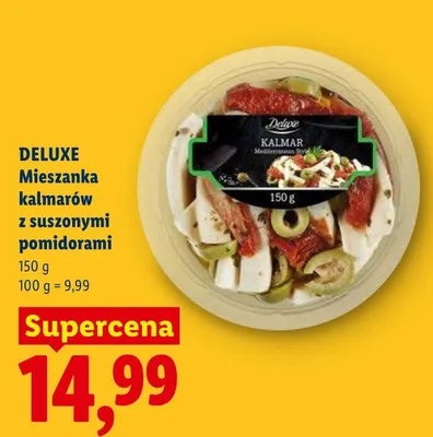 Mieszanka kalmarów z suszonymi pomidorami Deluxe promocja w Lidl