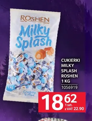 Cukierki Milky Splash Roshen promocja w Selgros