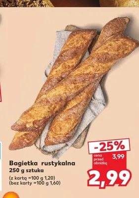 Bagietka rustykalna promocja w Kaufland