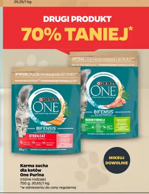 Karma sucha dla kotów One Purina Sterilcat promocja w Netto