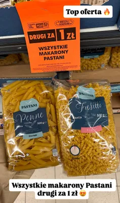 Wszystkie makarony promocja w Biedronka