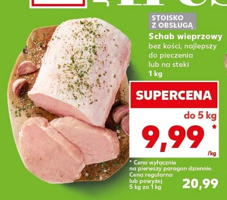 Schab wieprzowy bez kości promocja w Kaufland