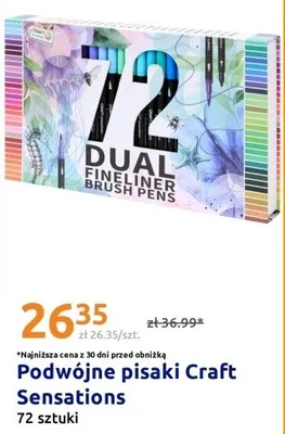 Podwójne pisaki craft sensations promocja w Action