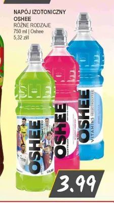Napój izotoniczny Oshee Zero Sugar promocja w Słoneczko