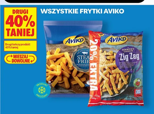 Frytki Aviko Steak Fries promocja w Biedronka