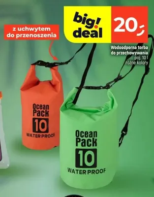 Wodoodporna torba do przechowywania Ocean Pack 10 l promocja w Dealz
