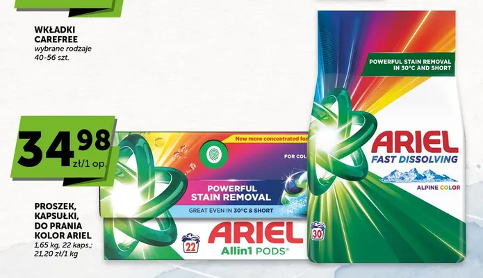 Proszek do prania kolor Ariel promocja w Euro Sklep