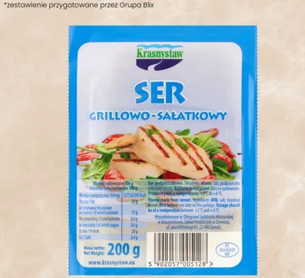 Ser grillowo-sałatkowy promocja w Delikatesy Centrum