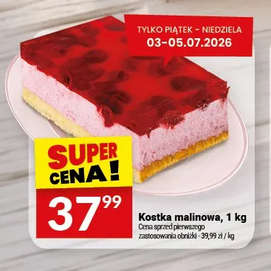 Kostka malinowa Białecki promocja w Twój Market