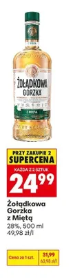 Nalewka Żołądkowa Gorzka z Miętą promocja w Biedronka