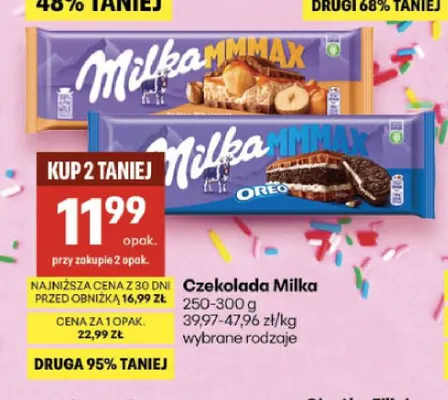 Czekolada Milka promocja w Delikatesy Centrum