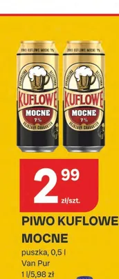 Piwo Kuflowe Mocne promocja w Chorten
