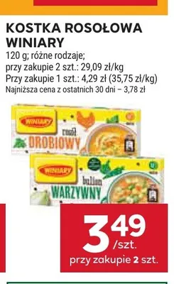 Kostka rosołowa drobiowa Winiary promocja w Stokrotka