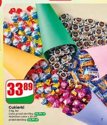 Cukierki luz promocja w Dino
