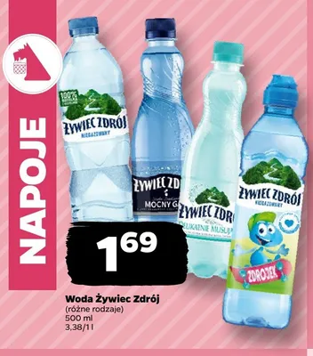 Woda Żywiec Zdrój Niegazowany promocja w Netto