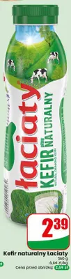 Kefir naturalny Łaciata promocja w Dino
