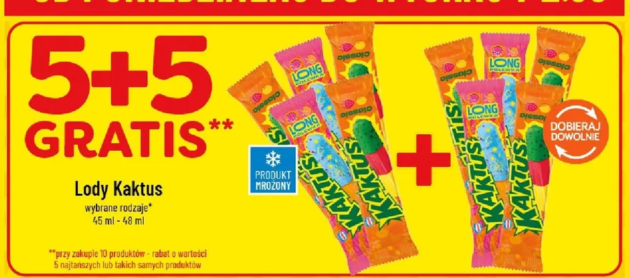 Lody Kaktus promocja w POLOmarket