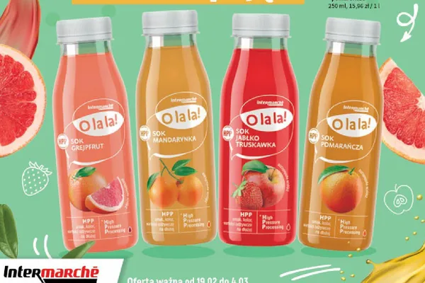 Sok HPP mandarynka promocja w Intermarche