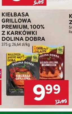 Kiełbasa grillowa premium 100% z karkówki Dolina Dobra promocja w Stokrotka