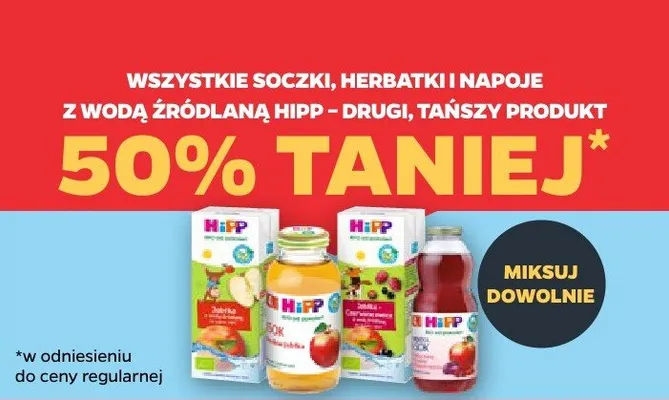 Soczki HiPP promocja w Netto