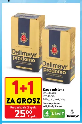 Kawa mielona Dallmayr Prodomo promocja w Intermarche
