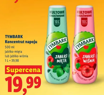 Koncentrat napoju jabłko-mięta promocja w Lidl