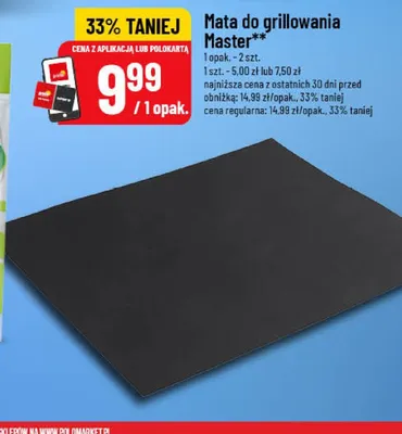 Mata do grillowania Master 2-pak promocja w POLOmarket