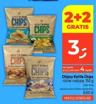 Chipsy Sour Cream & Onion Kettle Chips promocja w Dealz