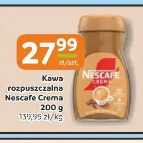 Kawa rozpuszczalna Nescafe Crema promocja w Gama