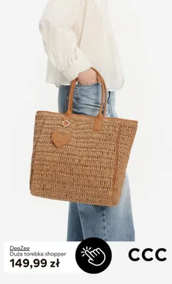 Duża torebka shopper DeeZee promocja w CCC