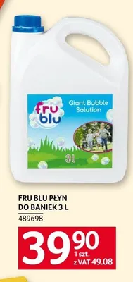 Płyn do baniek Fru Blu promocja w Selgros