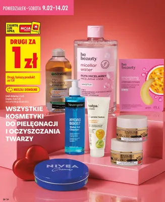 Kosmetyki do pielęgnacji i oczyszczania twarzy promocja w Biedronka